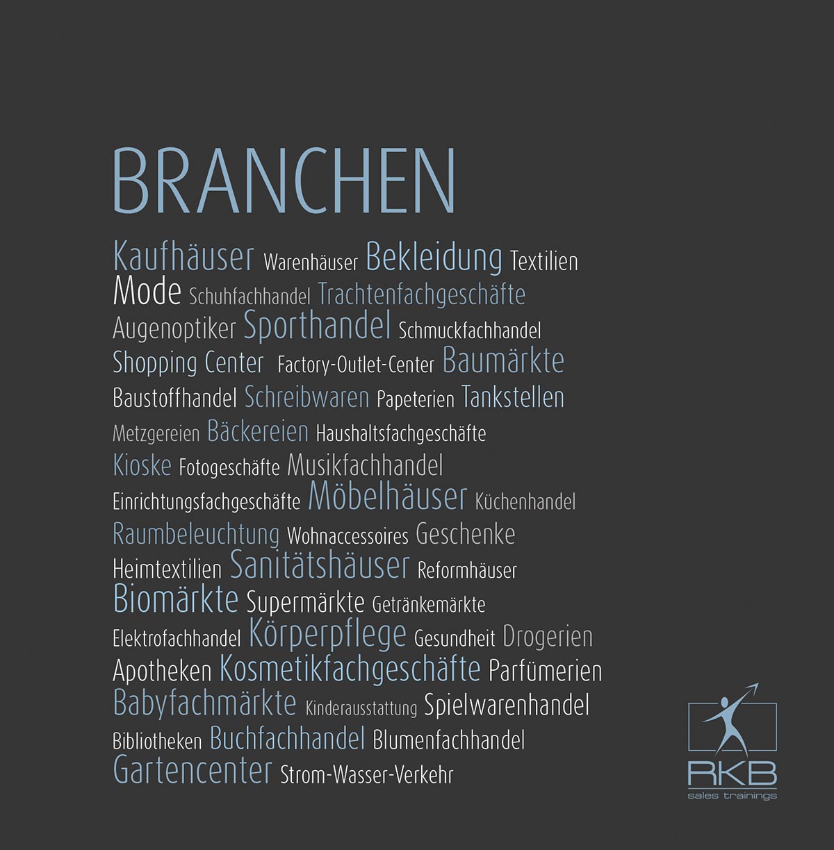 RKB sales trainings Branchen